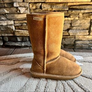 Girls Bearpaw tan tall boots